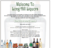 Tablet Screenshot of longhillliquors.com